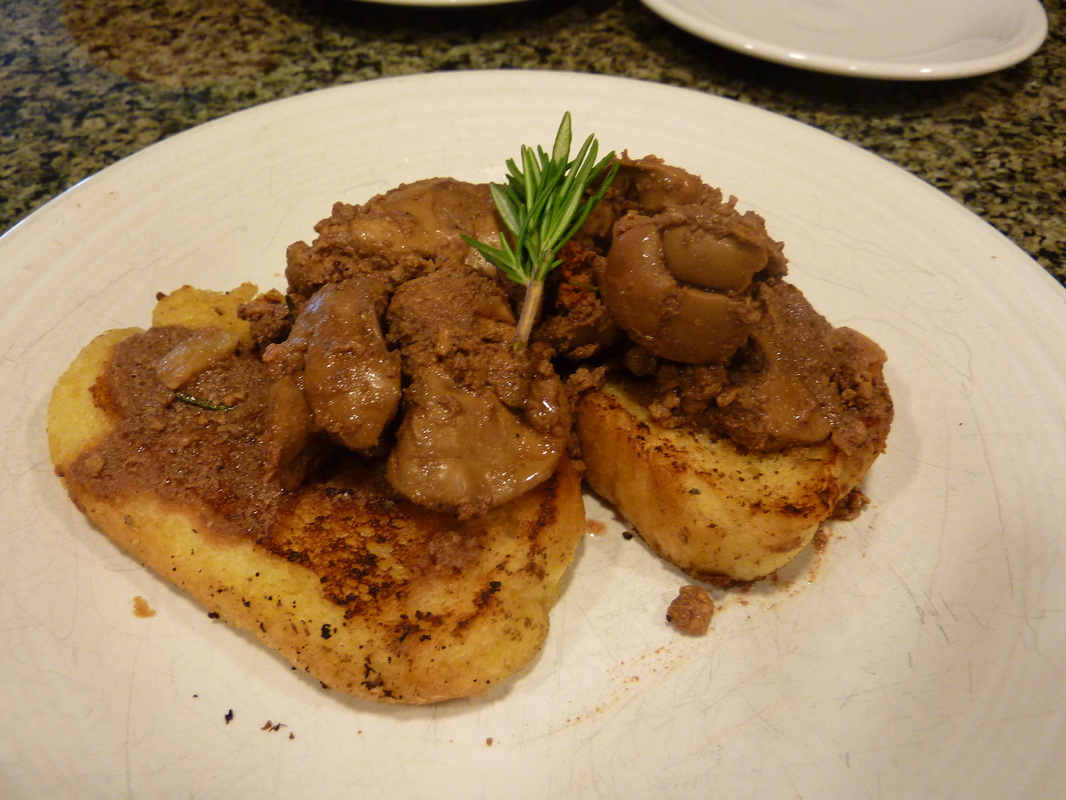 Sauteed Chicken Livers on Garlic Butter Brioche - Food Goblin